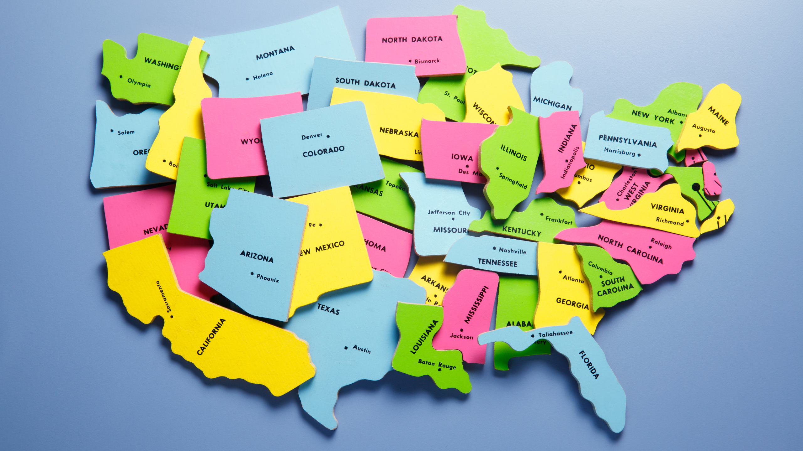 Create a map puzzle.